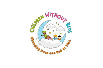 design charity providing beds children logo