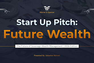 design wealth management pitch deck investor presentation fintech pitch deck