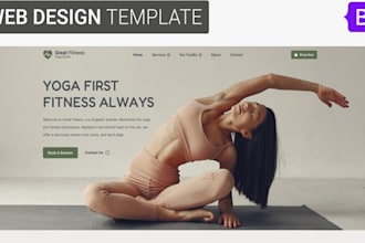 build squarespace yoga website fitness website booking website class website