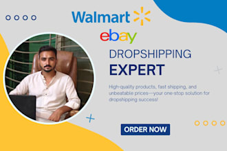 your ebay and walmart virtual asisstant for dropshipping account manager
