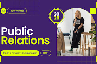 be your public relation expert and specialist