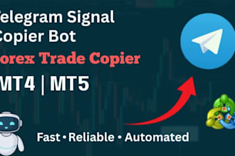 develop trade copier bot telegram trade copier bot or signal copier to mt4 mt5