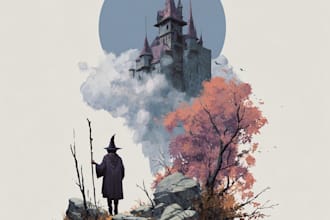 make a fantasy illustration