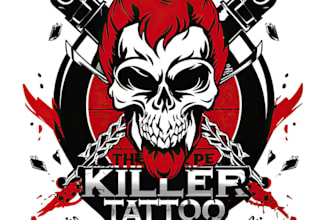draw skull design for logo, mascot and t shirt