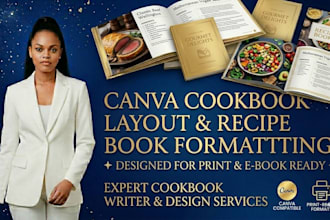 canva cookbook layout recipe cookbook writer cookbook recipe book formatting