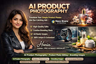 create ai product photography images