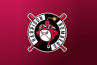 design professional baseball team logo