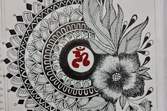 do creative artist skilled in mandala embroidery and digital invites