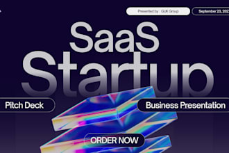 design saas startup pitch deck b2b saas deck cloud software investor pitch deck