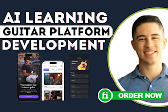 build custom ai music app, guitar learning app, webapp, ai saas, android ios