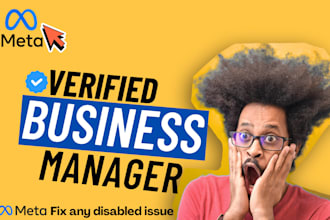 create fresh verified fb business manager and ads account