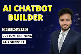 build ai chatbot, customer support bot, gpt chatbot, or ai assistant