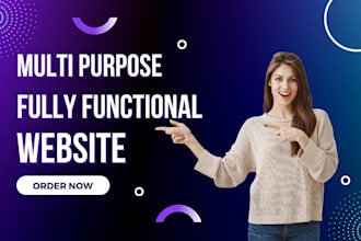 create fully functional website for you