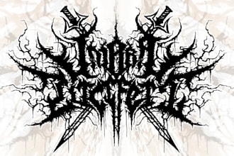 design a logo for your djent or rock band