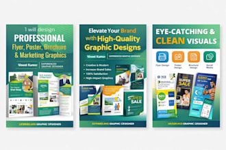 design linkedin banner, facebook, youtube cover photo, logo