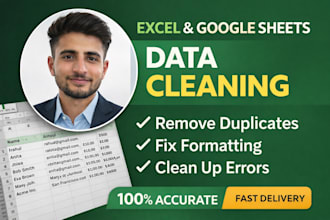 clean, format and organize your google sheets or excel data