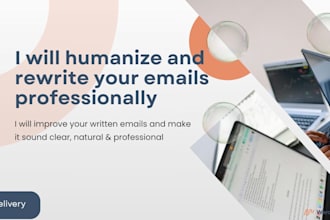 humanize and rewrite your ai or existing emails professionally