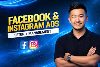 be your facebook ads and instagram ads expert, meta ads manager