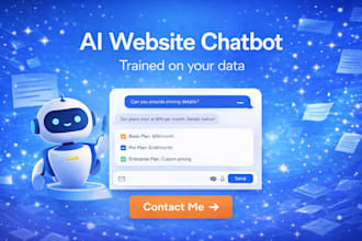 build a smart ai chatbot for your website or business