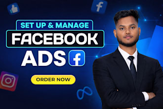 be your facebook ads and instagram ads expert, meta ads manager