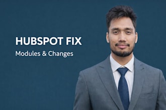 fix hubspot cms issues or customize hubspot modules