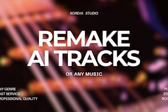 remake ai tracks or any music into professional quality