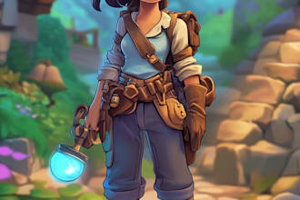 design 2d game character