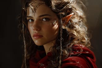 paint a realistic or fantasy portrait