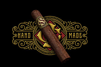 do a premium cigar band, logo, label and cigar box design