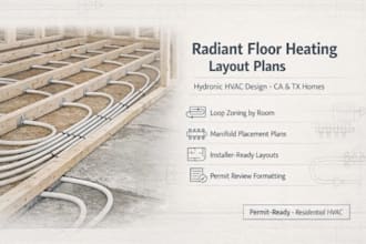 hydronic radiant floor heating system design manual j heat loss manifold layout