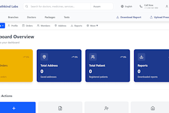 build full stack  custom web app