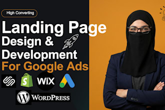 design and develop a wordpress landing page that converts