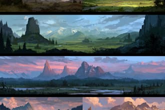 environment concept art landscape design