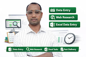 be your virtual assistant for data entry