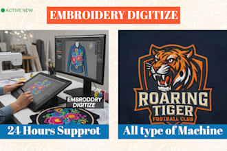 professionally digitize your logo for machine embroidery