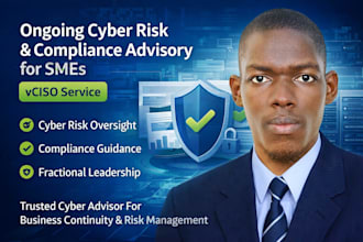 ongoing cyber risk and compliance advisory,  vciso for smes