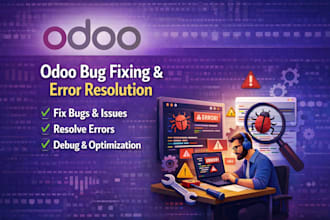 fix odoo errors, bugs, server issues, and python traceback