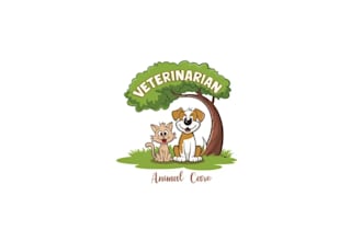 design pet animal pet shop dog cat pet care logo