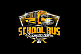 create wonderful and excellent transportation logo design