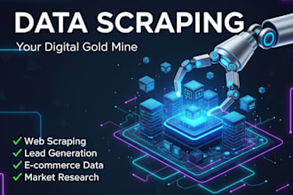 do professional web scraping and data scraping to excel