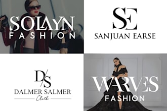 make luxury fashion, clothing brand and urban logo design