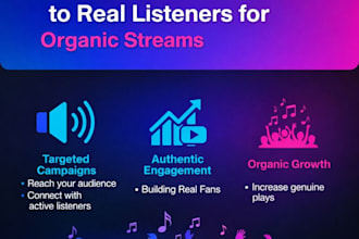promote your tidal music to real listeners for organic streams