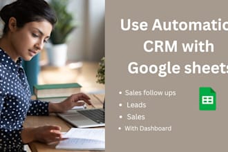build a custom google sheets CRM with automations