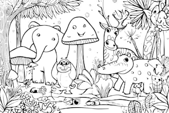 draw anything for coloring book pages