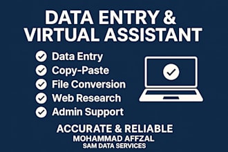 do data entry for business