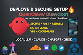 securely install and setup openclaw clawdbot moltbot ai agent on vps cloudflare