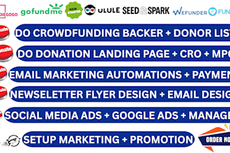 get active crowdfunding backer list for kickstarter gofundme indiegogo ulule