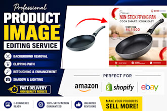 do professional amazon product photo editing and retouching