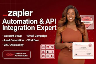 zapier webhook zapier automation zapier API integration zapier expert made com