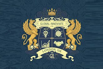 design minimalist coat of arms, heraldic, family crest logo